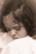 Candid Sepia Child